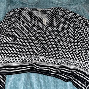 Max Studio London black and white camisole